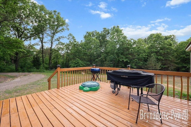 17122 Kent Ave, Morley, MI 49336 - view of wooden deck