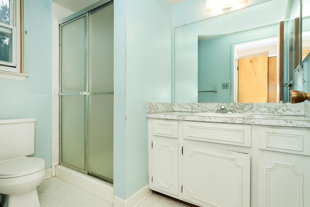 18210 Rainbow Dr, Lathrup Village, MI 48076 - full bathroom featuring a stall shower and vanity