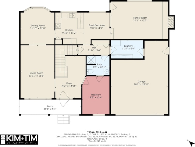 18210 Rainbow Dr, Lathrup Village, MI 48076 - view of floor plan / room layout