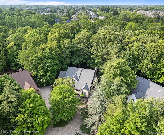 6224 Bromley Ct, West Bloomfield, MI 48322 - bird's eye view of a forest