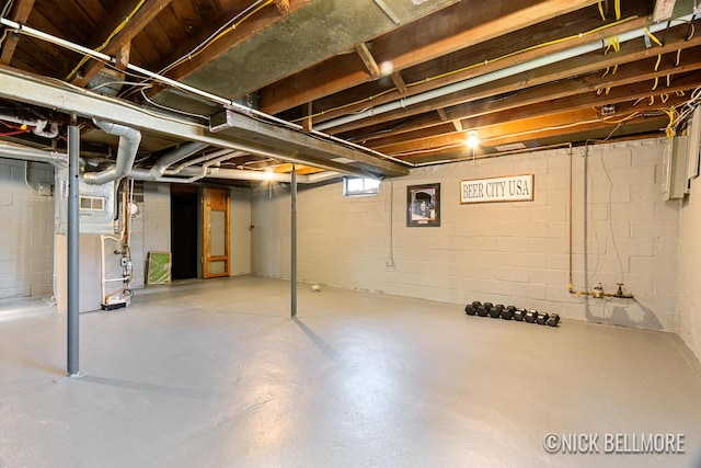 2036 Dawson Ave NE, Grand Rapids, MI 49505 - view of unfinished basement