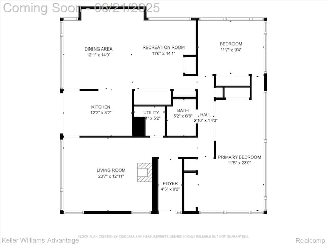 5959 Rosetta St, Dearborn Heights, MI 48127 - view of floor plan / room layout