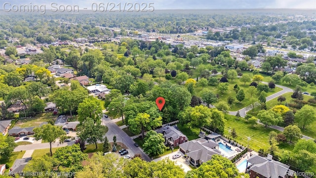 5959 Rosetta St, Dearborn Heights, MI 48127 - aerial perspective of suburban area