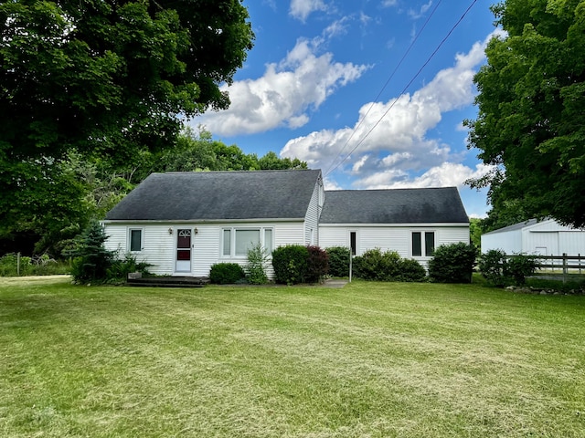 9910 8 Mile Rd, Ceresco, MI 49033 - cape cod-style house with roof with shingles