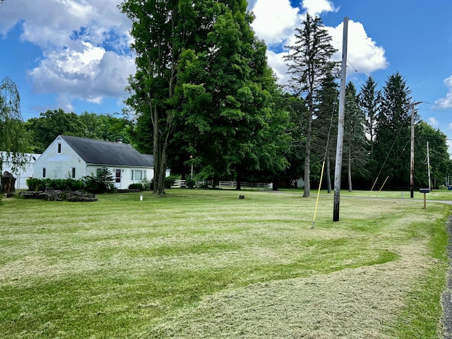 9910 8 Mile Rd, Ceresco, MI 49033 - view of grassy yard featuring view of scattered trees