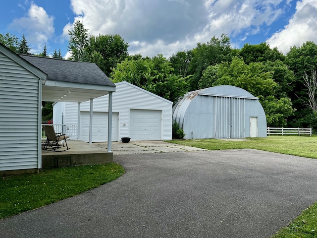 9910 8 Mile Rd, Ceresco, MI 49033 - view of detached garage