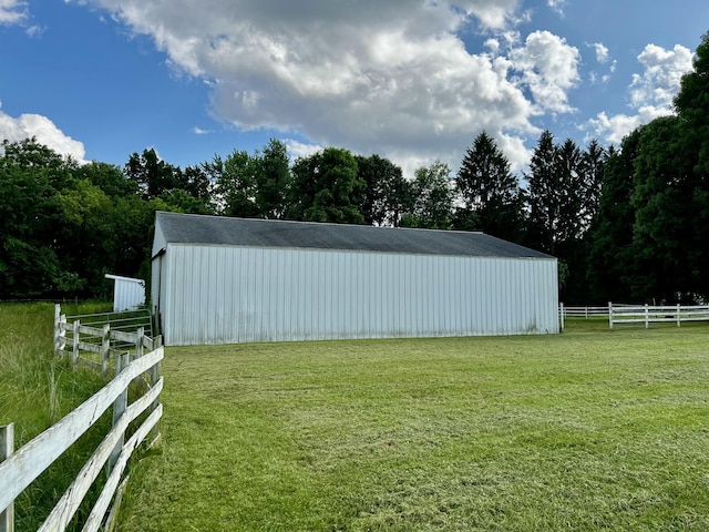 9910 8 Mile Rd, Ceresco, MI 49033 - view of yard with an outbuilding and an outdoor structure