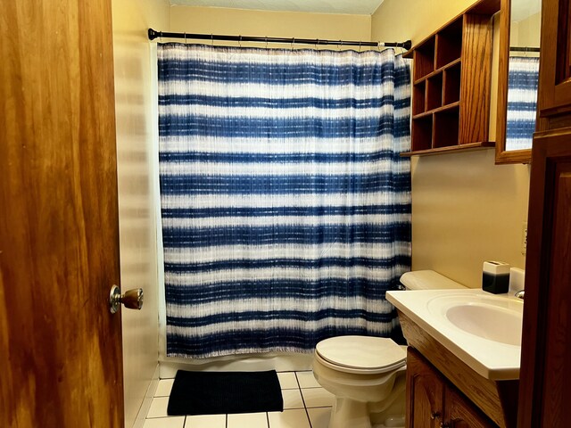 9910 8 Mile Rd, Ceresco, MI 49033 - full bathroom with tile patterned floors and vanity