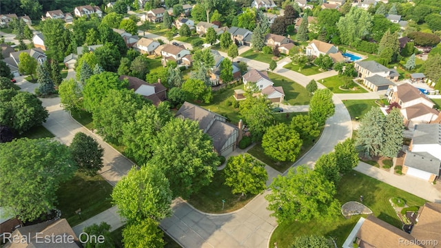 25006 Davenport Ave, Novi, MI 48374 - aerial perspective of suburban area