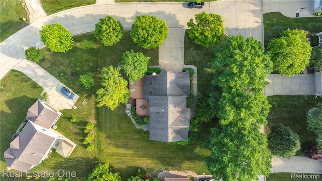 25006 Davenport Ave, Novi, MI 48374 - drone / aerial view