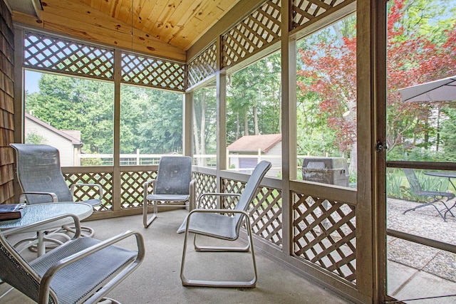 11279 E Cd Ave, Richland, MI 49083 - sunroom with vaulted ceiling and healthy amount of natural light