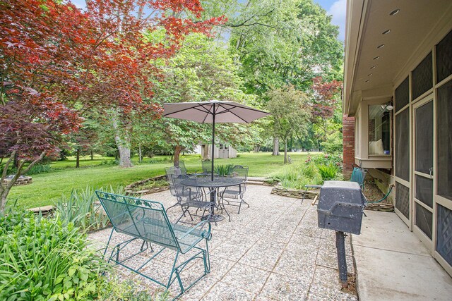 11279 E Cd Ave, Richland, MI 49083 - view of patio / terrace with outdoor dining area