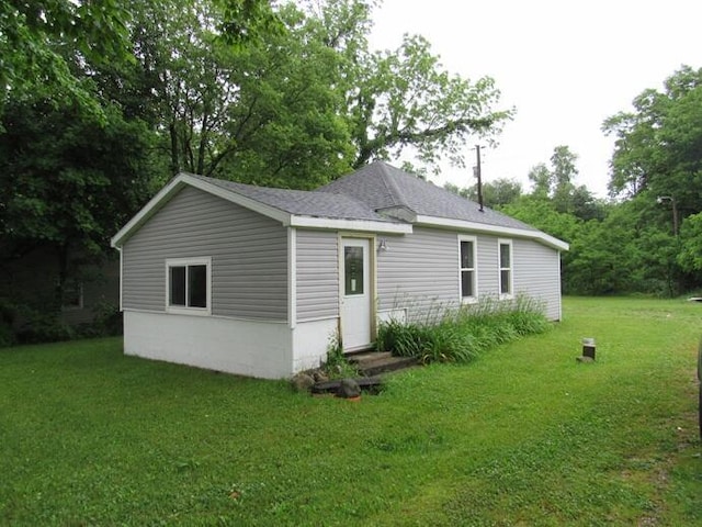 23786 Pokagon Hwy, Cassopolis, MI 49031 - back of property featuring a yard