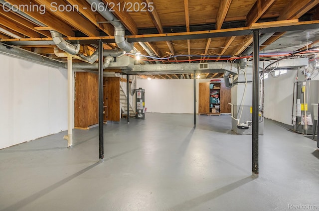 37718 Douglas Ct, Sterling Heights, MI 48310 - unfinished below grade area featuring water heater and heating unit