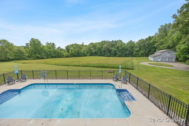 6770 Rivers Edge Ln, Middleville, MI 49333 - view of pool featuring a patio area