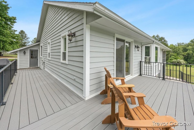 6770 Rivers Edge Ln, Middleville, MI 49333 - view of wooden terrace