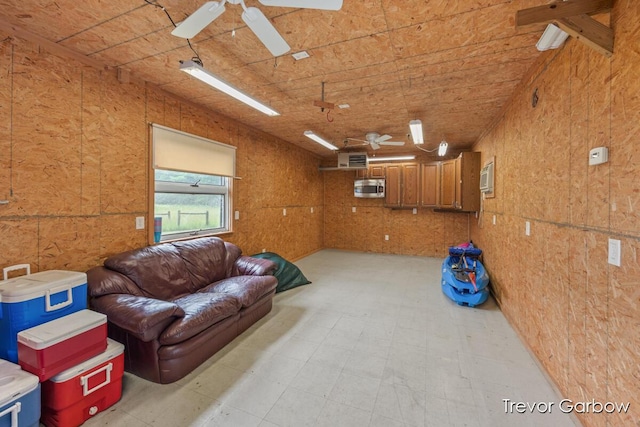 6770 Rivers Edge Ln, Middleville, MI 49333 - interior space with a ceiling fan