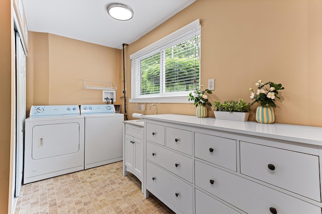 525 Langfield St, Northville, MI 48167 - laundry area with cabinet space and washing machine and dryer