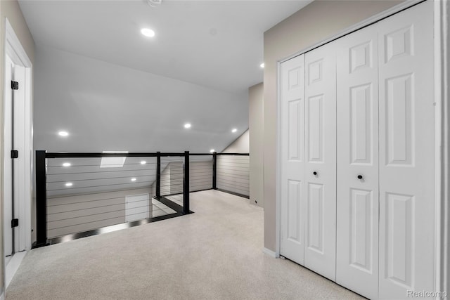24790 Ashley Ct, Redford, MI 48239 - corridor featuring an upstairs landing and recessed lighting