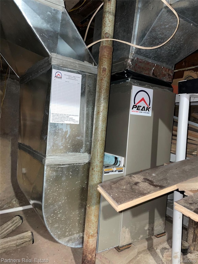 1492 Mason Rd, Howell, MI 48843 - utilities with heating unit