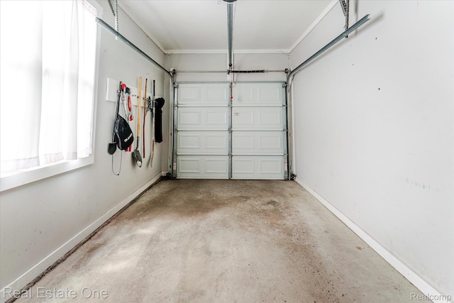 1106 Kings Cove Dr Unit 355, Rochester, MI 48306 - garage with baseboards