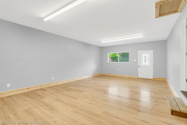 6761 Mels Dr, Ruby, MI 48049 - spare room with light wood-style flooring