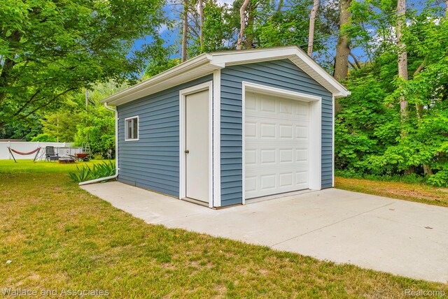 6761 Mels Dr, Ruby, MI 48049 - view of detached garage