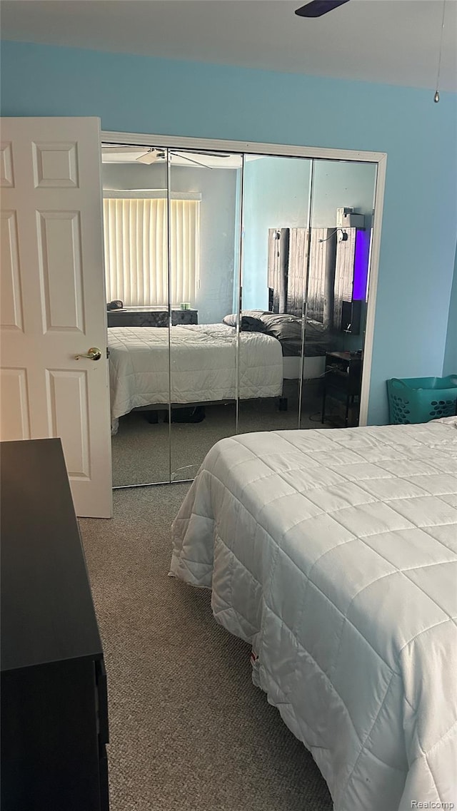 36014 Chapel Ct, Clinton Township, MI 48035 - carpeted bedroom with a closet and multiple windows