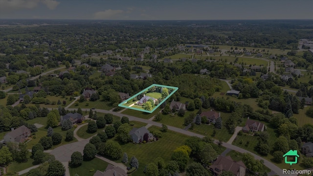 6345 Brookview Dr, Saline, MI 48176 - view of property location with property boundaries highlighted