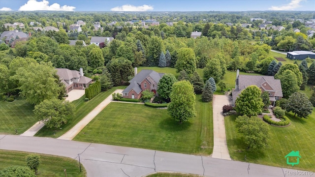 6345 Brookview Dr, Saline, MI 48176 - aerial perspective of suburban area