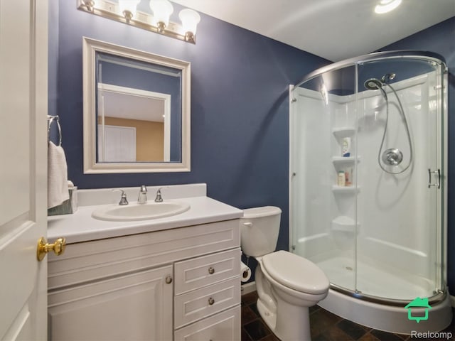 6345 Brookview Dr, Saline, MI 48176 - full bathroom featuring a shower stall and vanity