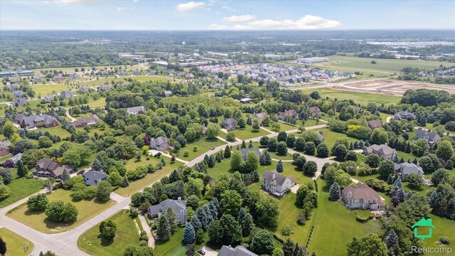 6345 Brookview Dr, Saline, MI 48176 - aerial perspective of suburban area