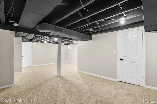 15873 Kentfield St, Dearborn, MI 48223 - finished below grade area featuring carpet floors