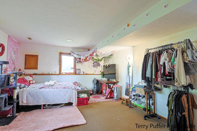 4651 Remembrance Rd NW, Grand Rapids, MI 49534 - carpeted bedroom featuring a textured ceiling