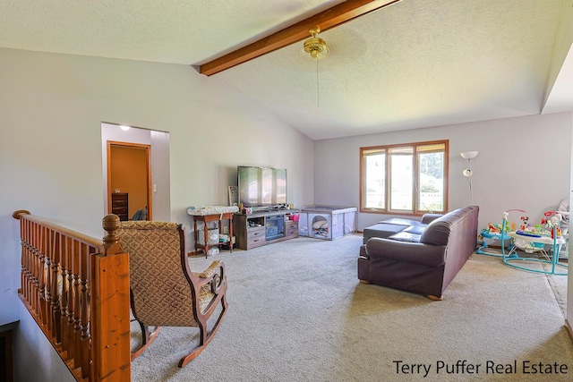 4651 Remembrance Rd NW, Grand Rapids, MI 49534 - living room featuring carpet and a textured ceiling
