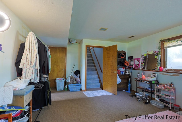 4651 Remembrance Rd NW, Grand Rapids, MI 49534 - misc room featuring carpet flooring and stairs