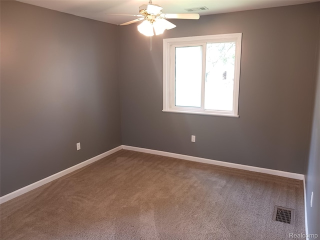 11132 Cape Cod St, Taylor, MI 48180 - carpeted empty room featuring a ceiling fan and baseboards