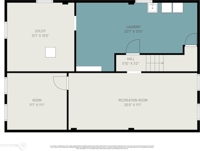 1006 Southlawn Ave, Flint, MI 48507 - view of property floor plan