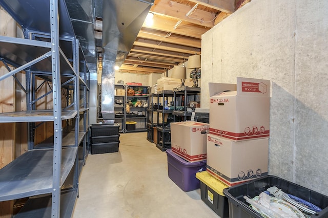 220 Deer Path Ln, Battle Creek, MI 49015 - view of unfinished basement