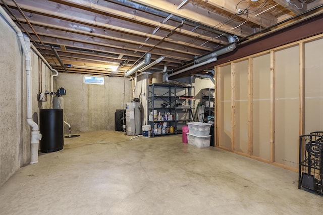 220 Deer Path Ln, Battle Creek, MI 49015 - below grade area featuring gas water heater and a water softener system