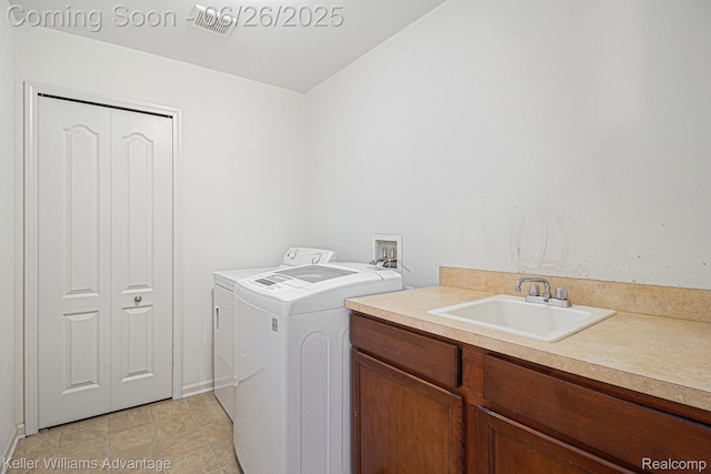 27455 Harrington Way, Novi, MI 48374 - laundry room with separate washer and dryer and cabinet space