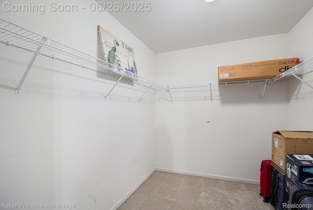 27455 Harrington Way, Novi, MI 48374 - spacious closet with carpet floors