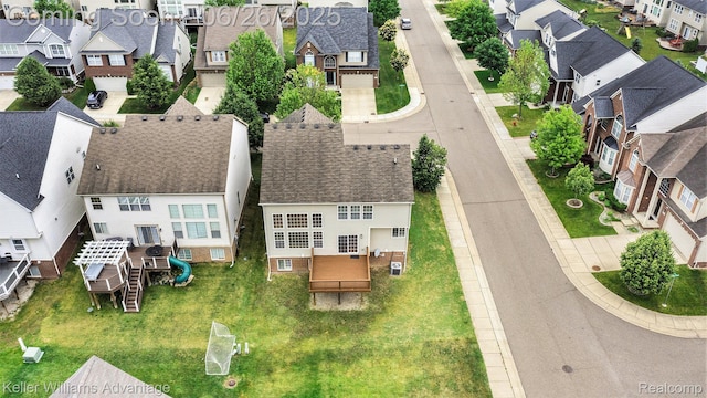 27455 Harrington Way, Novi, MI 48374 - aerial view of residential area