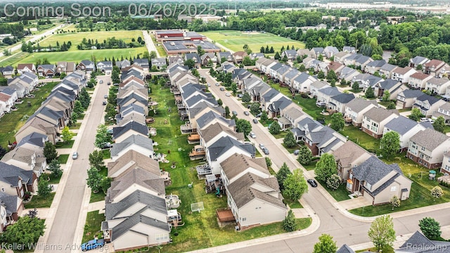 27455 Harrington Way, Novi, MI 48374 - aerial view of residential area