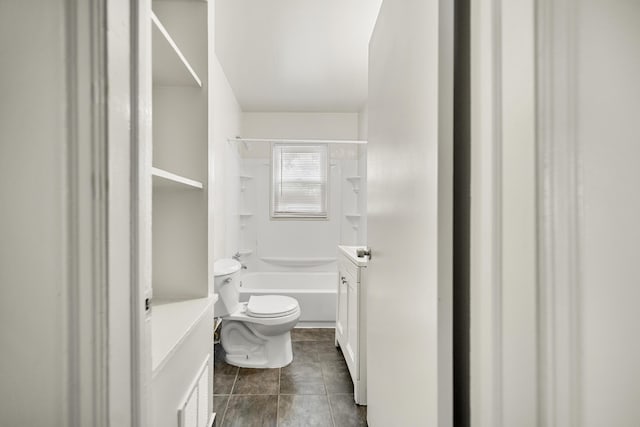 470 Fildew Ave, Pontiac, MI 48341 - full bathroom with vanity, shower / bathtub combination, and tile patterned floors
