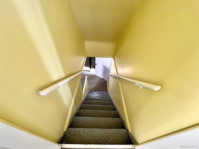 23657 Hill Ave, Warren, MI 48091 - stairs with carpet flooring