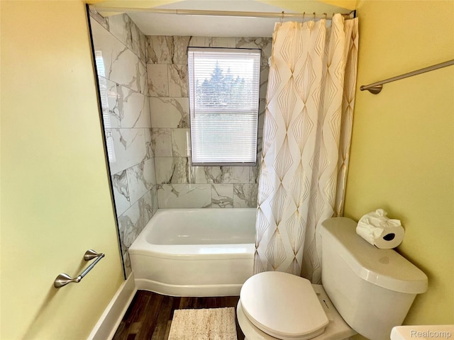 23657 Hill Ave, Warren, MI 48091 - bathroom with wood finished floors and shower / tub combo
