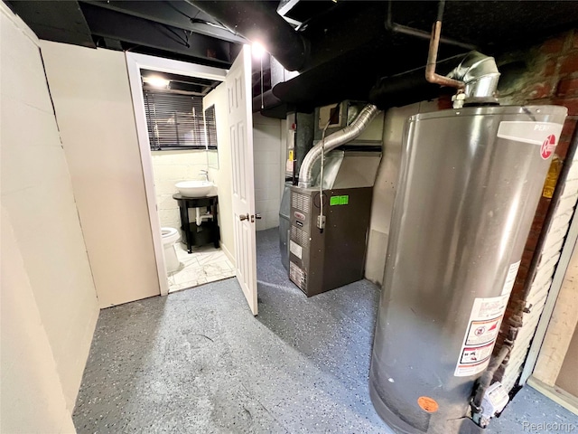 23657 Hill Ave, Warren, MI 48091 - utilities with gas water heater and heating unit