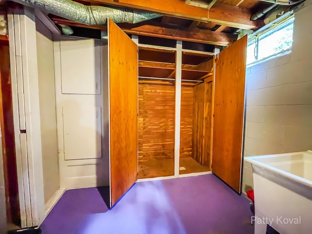 4164 Madison Ave SE, Grand Rapids, MI 49548 - basement featuring concrete block wall