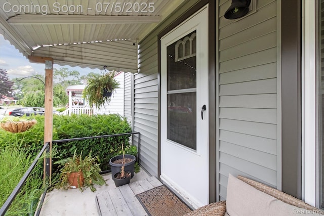 8025 Mayfair St, Taylor, MI 48180 - view of wooden porch